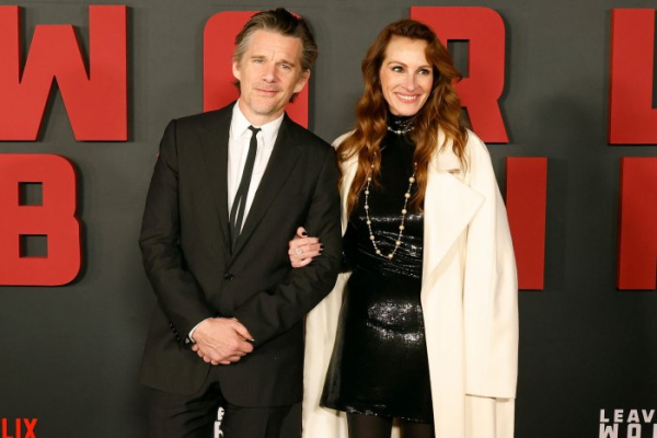 Julia Roberts, Ethan Hawke dazzle at 'Leave the World Behind' premiere