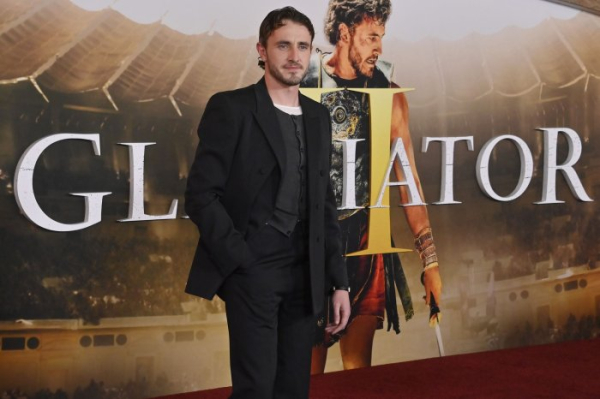 Paul Mescal, Denzel Washington attend 'Gladiator II' premiere