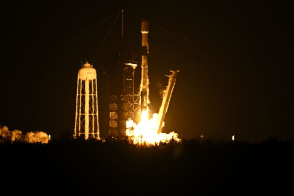 SpaceX launches from Florida, retires first-stage booster because of extra power needed