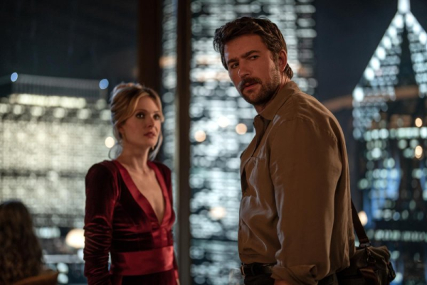 Meghann Fahy says she was 'winging it' in her first thriller 'Drop'