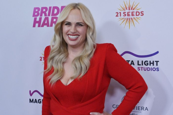 Rebel Wilson, Anna Camp step out at 'Bride Hard' premiere