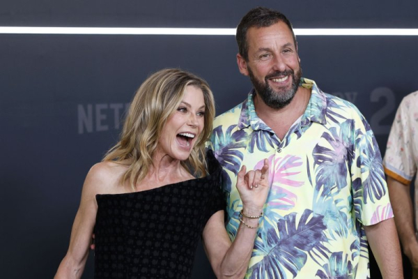 Adam Sandler, Julie Bowen attend 'Happy Gilmore 2' premiere