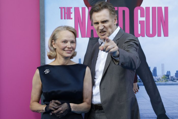 Pamela Anderson, Liam Neeson embraced 'Naked Gun' comedy