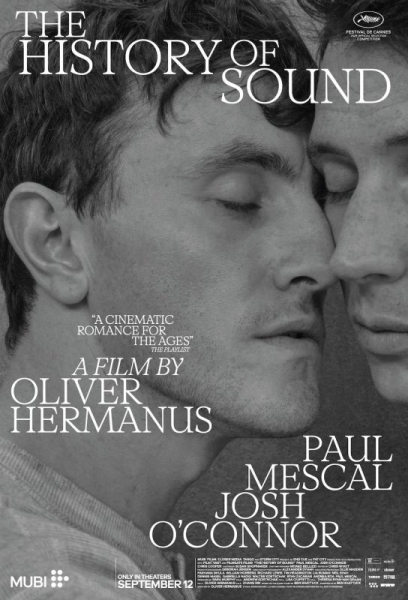 Paul Mescal, Josh O'Connor embrace in 'History of Sound' poster
