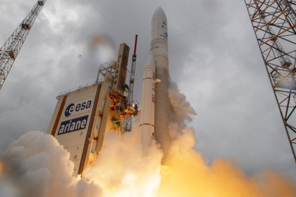 Europe Ariane 6 rocket launches a weather satellite