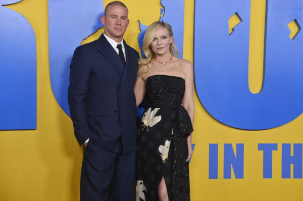 Channing Tatum, Kirsten Dunst attend 'Roofman' premiere