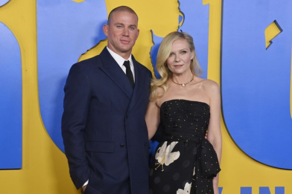 Channing Tatum, Kirsten Dunst attend 'Roofman' premiere