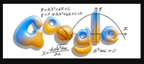 Google Doodle celebrates quadratic equations