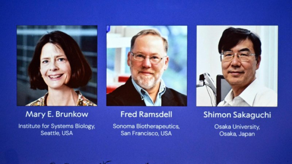 3 researchers win the Nobel Prize in medicine for autoimmune discovery