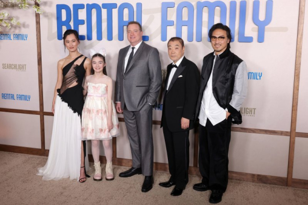 Brendan Fraser, Sarah Michelle Gellar attend 'Rental Family' premiere