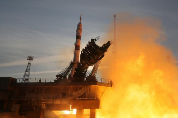 Primary Russian launch pad damaged during rocket liftoff