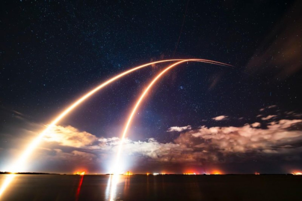 Record doubleheader: SpaceX launches 2 Falcon 9 rockets from Florida