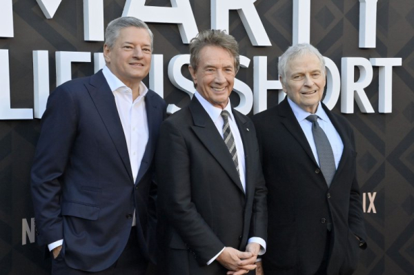 Martin Short celebrates documentary premiere with funny friends