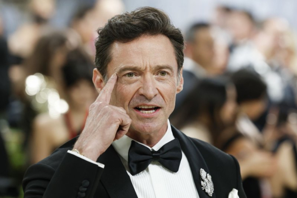 Hugh Jackman cares for 'winter lamb' in 'Sheep Detectives' clip